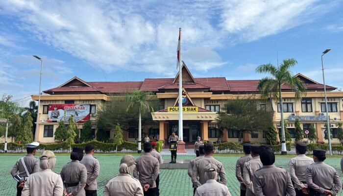 Polres Siak Gelar Upacara Hari Kebangkitan Nasional 2025, Kapolres Ajak Personel Bangkitkan Semangat Pengabdian