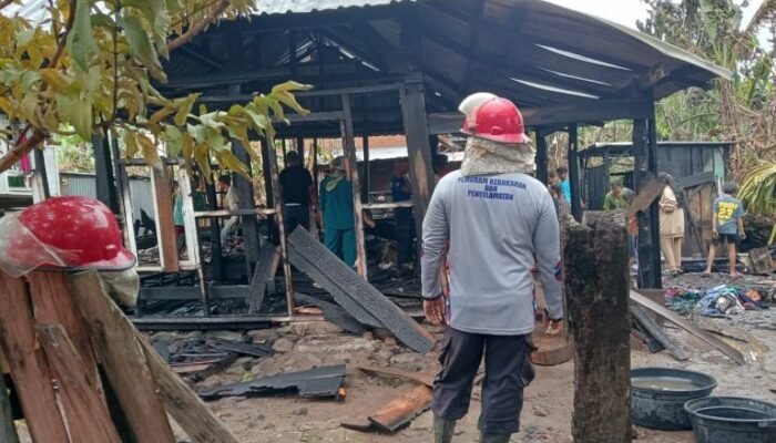 Kebakaran di Kecamatan Plampang Kabupaten Sumbawa-NTB, Satu Rumah Hangus, Tiga Terdampak