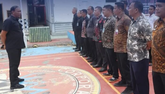 Deteksi Dini dan Cegah Gangguan Kamtib, Kanwil Ditjenpas Riau Laksanakan Razia pada Lapas Kelas IIA Tembilahan
