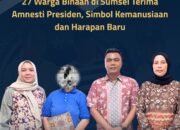 27 Warga Binaan di Sumsel Terima Amnesti Presiden, Simbol Kemanusiaan dan Harapan Baru