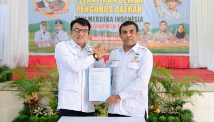 Dewan Pengurus Daerah(DPD) Tani Merdeka Indonesia(TMI) Kabupaten Siak dilantik Siap Membawa Kemajuan bagi Petani dan Nelayan Kabupaten Siak.