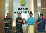 Dandim 0322/Siak Terima Kunjungan dan Audiensi KPU Kabupaten Siak di Makodim