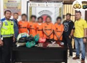 Polres Simalungun Bongkar Jaringan Narkoba 2,5 Kg Ganja di Kawasan Wisata Danau Toba, Lima Tersangka Diamankan
