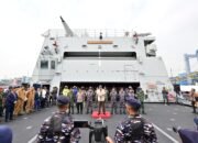 Frigate Terbesar Se-Asia Tenggara Milik TNI AL, KRI Brawijaya-320 Tiba di Tanah Air