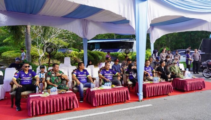 Pasi Ops Kodim 0322/Siak Hadiri Open Ceremony Drag Bike HUT Lalu Lintas Bhayangkara ke-70