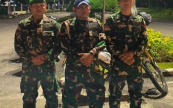 Kodim 0322/Siak Bersama Komponen Pendukung Gelar Patroli Posko Mitigasi Penguatan Binter