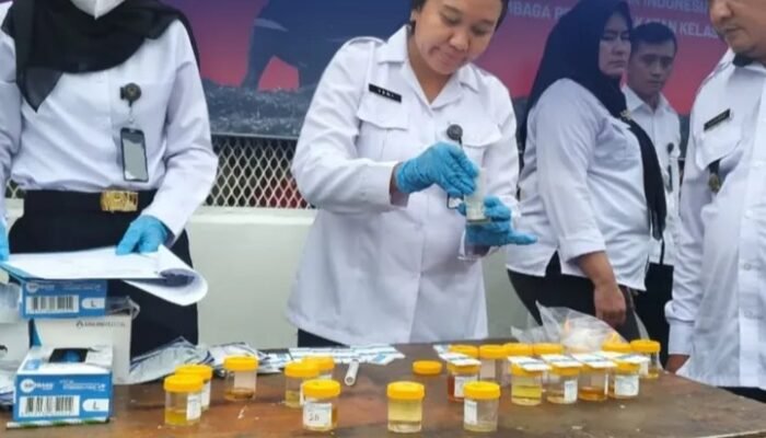 Kanwil Ditjenpas Riau Gelar Tes Urine di Lapas Kelas IIA Bagansiapiapi, Wujudkan Komitmen Pencegahan Narkoba