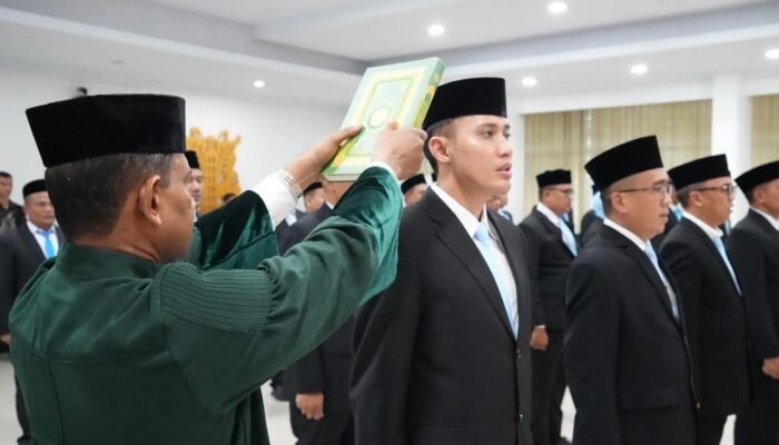 Penguatan Organisasi, 26 Pejabat Manajerial di Lingkungan Kanwil Ditjenpas Aceh Resmi Dilantik