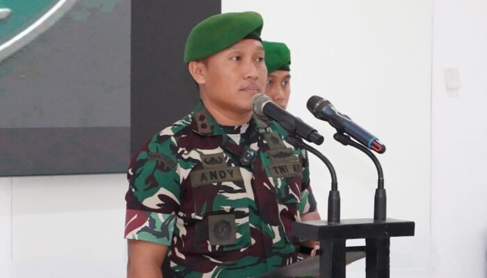 Kodim 0322/Siak Gelar Upacara Laporan Korps Raport Kenaikan Pangkat