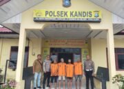Polsek Kandis Ringkus Empat Terduga Pelaku Persetubuhan Anak di Bawah Umur