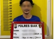 Satresnarkoba Polres Siak Bekuk Bandar Shabu di Perawang, Amankan Empat Paket Sabu