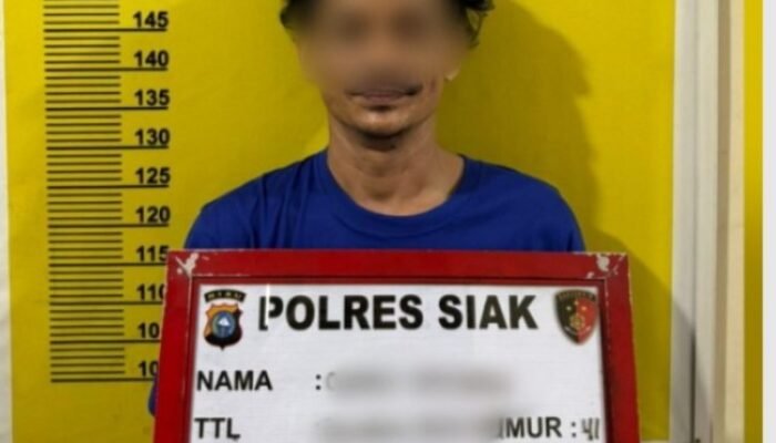 Satresnarkoba Polres Siak Bekuk Bandar Shabu di Perawang, Amankan Empat Paket Sabu