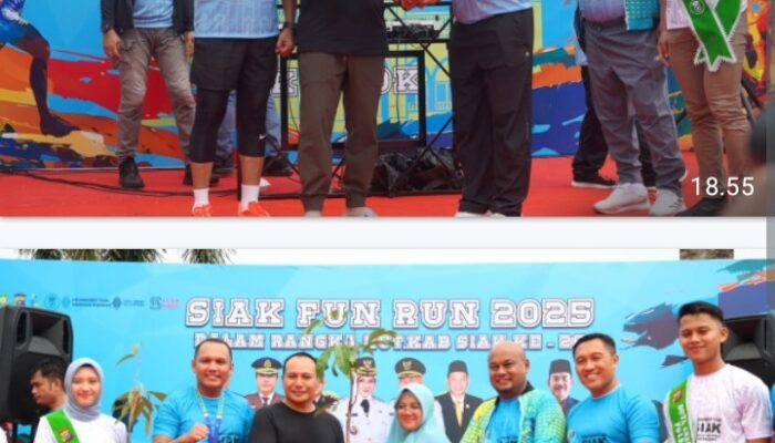 Dandim 0322/Siak Hadiri Siak Fun Run 2025 Bersama Kapolda Riau dan Forkopimda, Ribuan Peserta Padati Jalur Kota Siak