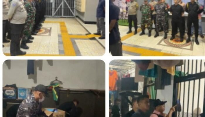 Tingkatkan Pengawasan dan Keamanan, Rutan Ambon Gelar Razia Gabungan Bersama APH Terkait