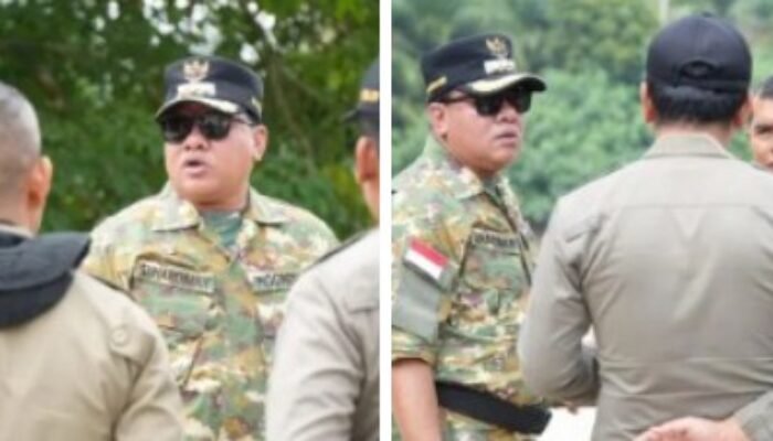 Dua Pelaku dan Excavator Berhasil Diamankan Tim patroli gabungan polri dan tni, Terkait penambangan Ilegal.