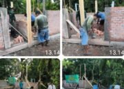 Demi Lingkungan Sehat, Satgas TMMD Kodim 0322/Siak Kebut Pembangunan MCK di Hari ke-7