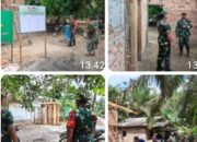 Dandim 0322/Siak Tinjau Langsung  Progres Pekerjaan hari ke 8. TMMD ke 126  Lokasi Sasaran.