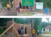 Tak Kenal Lelah, Satgas TMMD Kodim 0322/Siak Kejar Finishing RTLH Pak Sahman dan Pembuatan MCK