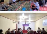 Gelar Kegiatan Binrohtal dan Santunan Anak Yatim Piatu, Polsek kandis Wujud Kepedulian dan Pembinaan Mental Personel