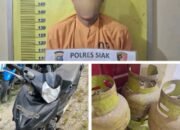 Unit Reskrim Polsek Kandis Bekuk Pelaku Pencurian Motor dan Tabung Gas di Jambai Makmur