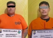 Sat Narkob4 Polres Pelalawan berhasil meringkus 4 orang tetsangka Pengedar Shabu.