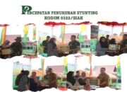 Cegah stunting Satgas TMMD Siak, Bantu Anak Sungai Mandau untuk harapan Baru.