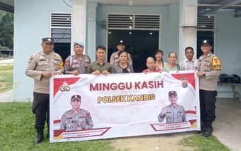 Polsek Kandis Hadirkan Kehangatan Program Minggu Kasih di Gereja GPDI Immanuel