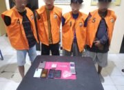 Polsek Sungai Apit Bongkar Jaringan Peredaran Shabu, Empat Pelaku Ditangkap – Satu Pemasok Utama Buron