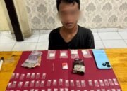Satresnarkoba Polres Siak Tangkap Bandar Shabu di Tualang, Sita 47 Paket Siap Edar