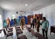 Pemerintah Kecamatan dan polsek Tualang Tinjau Kesiapan Pemilihan PAW penghulu kampung Tualang.