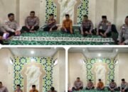 Tumbuhkan Semangat Ibadah dan Kebersamaan Personel polsek Kandis gelar syukuran khidmat mushola Tumbuhkan semangat.