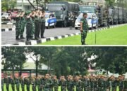 Kasdam I/BB Berangkatkan 204 Personel Kodam I/BB untuk Membantu Bencana Alam Banjir dan Longsor di Wilayah Korem 023/Kawal Samudra