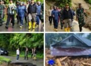 Akses Taput–Tapteng Lumpuh Dua Hari, Bupati Taput Tinjau Longsor  Di Adiankoting.