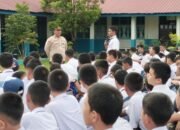 Polsek Tualang Sosialisasikan Bahaya Narkoba, Tawuran, Bullying dan Tertib Lalu Lintas ke Pelajar SMPS YPPI Perawang