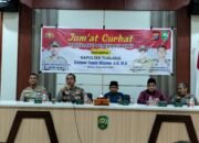 Hari Pertama Menjabat, Kapolsek Tualang Langsung Turun ke Warga Lewat Jumat Curhat.