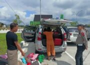 Personel Pos Yan Rest Area KM 45 Kandis Gelar Apel Pengamanan Nataru 2025–2026