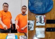 Gagalkan Pengiriman 2,7 Kilogram Sabu ke Jakarta, Dua Kurir Ditangkap Polda Sumut di Persawahan Deli Serdang