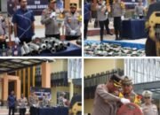 Kapolres Siak Pimpin Press Release Akhir Tahun 2025 dan Pemusnahan Barang Bukti