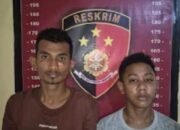 Dua Maling Sepeda motor, Dibekuk polsek Tanjung morawa, 1 Ditangkap Saat Kendaraanya Mogok