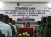 Pembukaan Rehabilitasi Terpadu Return To Duty  Angkatan LI (51) Gelombang I Ta. 2026
