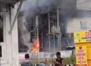 PLAZA MILIENIUM MEDAN, KEBAKARAN, TERDENGAR SUARA LEDAKAN.