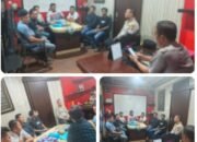 Kapolsek Tualang Terima Kunjungan Silaturahmi Komunitas Motor YVC-I CT & Classmod Perawang.