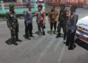 Patroli Malam Koramil 02/Siantar Timur Wujudkan Kamtibmas Aman dan Kondusif