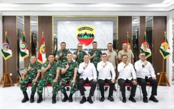 Wamenko Polkam Audiensi dengan Pangdam I/BB Sebelum Tinjau Huntap di Aceh Utara