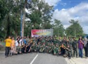 Personel TNI–Polri dan Elemen Masyarakat Turun Tangan, Karya Bakti “TNI Zero Waste” Bersihkan Siak dari Tumpukan Sampah