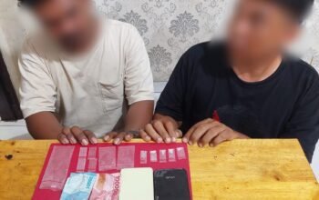 Dua Terduga Bandar Sabu Diciduk Polisi di Siak, Satu Diantaranya Karyawan Honorer.