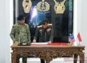Pererat Kemitraan Strategis, Panglima TNI Terima Courtesy Call Panglima Angkatan Tentera Malaysia