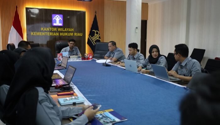 Teknis Tindak Lanjut Hasil Pemeriksaan Itjen, Kordinasi Kemenkum Riau, Pastikan Tata Kelola Organisasi Optimal