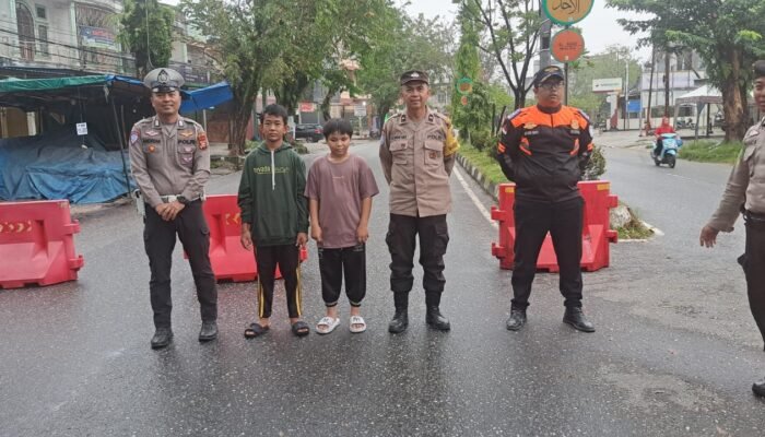 Pengamanan CFD, Polsek Tualang Optimalkan, Aman dan Meriah.