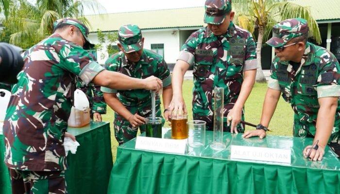 Pangdam I/BB Tinjau Kesiapan Satuan dan Inovasi Pengolahan Limbah Plastik di Paldam I/BB